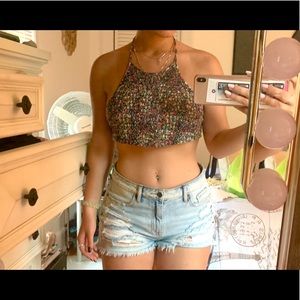 UO Flower crop top